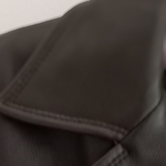 ' G-III Apparel' 'SIENA' Butter soft Dark Brown Leather Jacket Size M NWOT - Picture 7 of 13